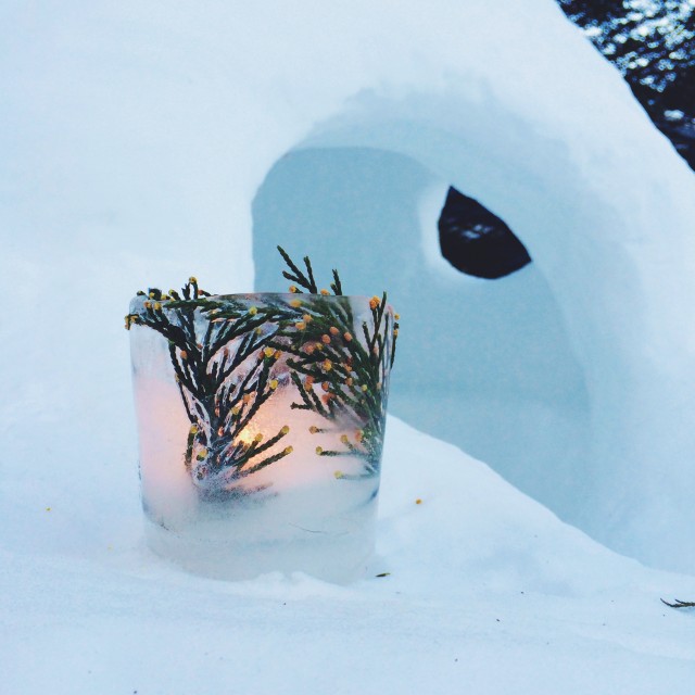 Ice lanterns