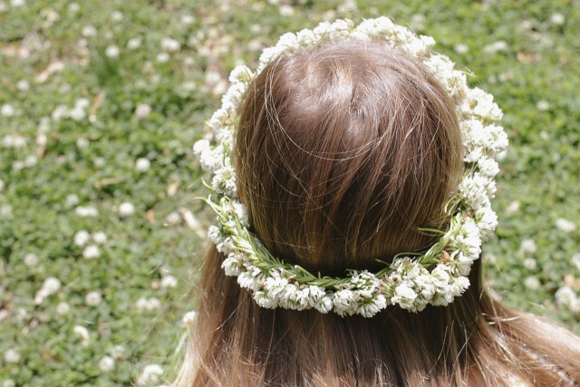 How to Braid a Clover Crown