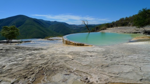 Amphitheatre - water post